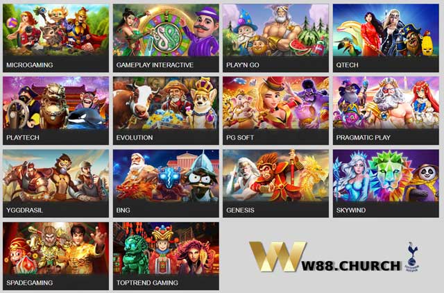 Thế giới game đa dạng tại W88